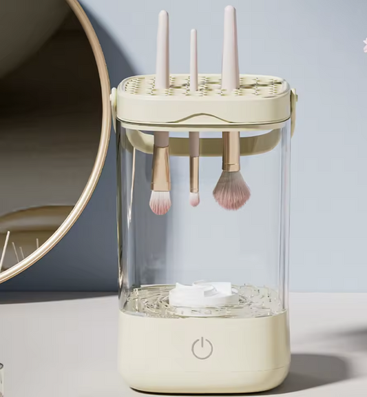 Automatic Makeup Brush Cleaning