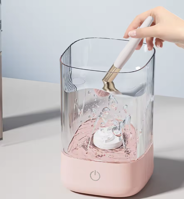 Automatic Makeup Brush Cleaning
