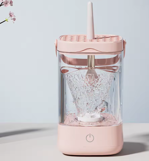 Automatic Makeup Brush Cleaning
