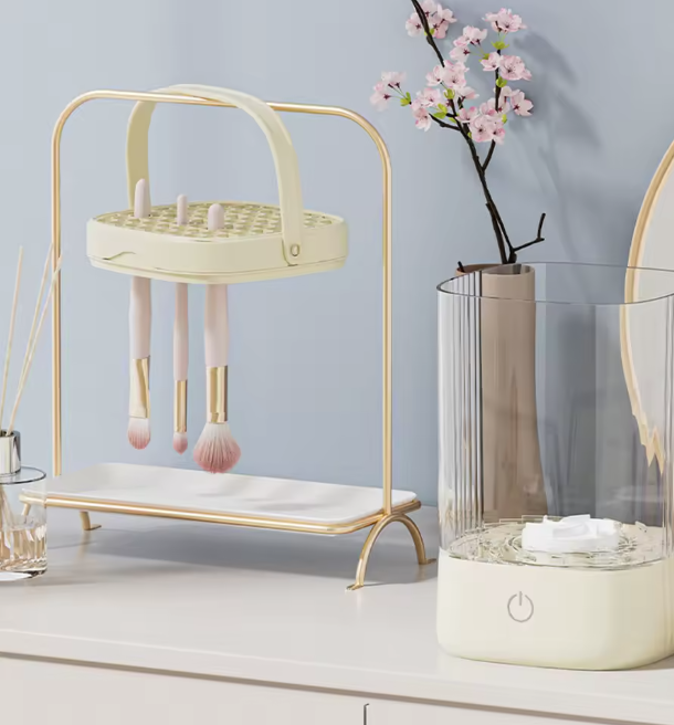Automatic Makeup Brush Cleaning