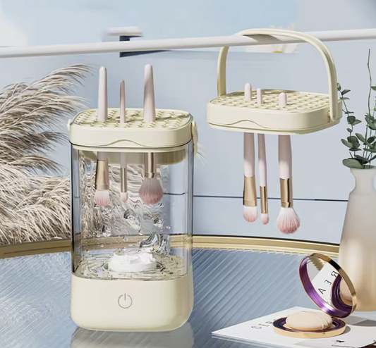 Automatic Makeup Brush Cleaning